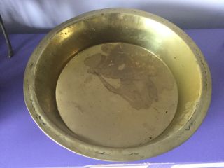 Huge Brass Plate.  Tray.  Planter.  Dish.  Large Water Tray,  Jam Pan.  Garden 2