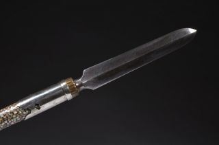 Antique Japanese Edo Period Yari Spear With Part Of Koshirae.