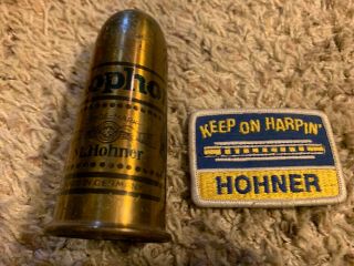 Vintage Hohner Harmonica Echophone No 3810 And Hohner Patch Keep On Harpin