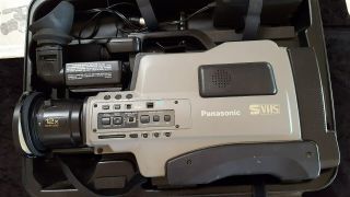 Vintage Panasonic Ag - 456up Vhs Video Recorder Camera 12x Zoom Lens