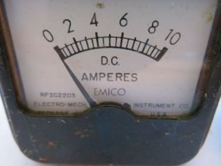 Vintage EMICO Amp and Volt Meters DC 3