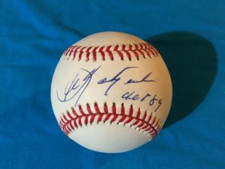Carl Yastrzemski Pro Baseball Player Hand Signed Autographed Baseball With