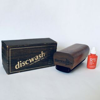 Vintage Discwasher Vinyl Record Cleaning Kit - Pad - Brush - Fluid Sc - 2 Box