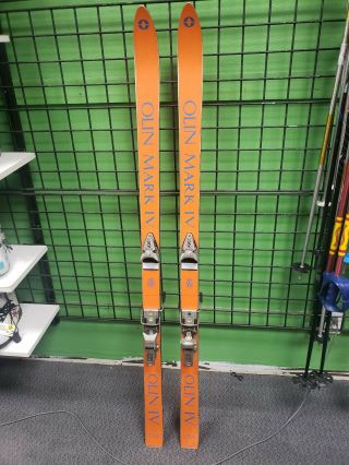 Vintage Olin Mark Iv Downhill Skis W/salomon S444 Bindings 160cm