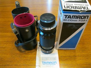 Vintage Tamron 80 - 210mm F/3.  8 - 4.  0 Lens For Canon