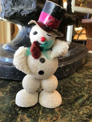 Vintage Frosty The Snowman Christmas Decoration With 19 Cents Price Tag