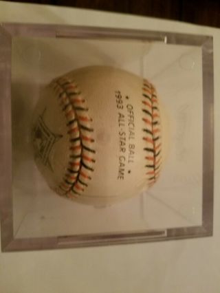 Rawlings 1993 Mlb Baseball All Star Game Official Ball Baltimore Orioles