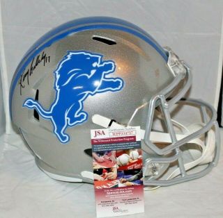 Kenny Golladay Autographed Signed Detroit Lions Full Size Helmet Jsa