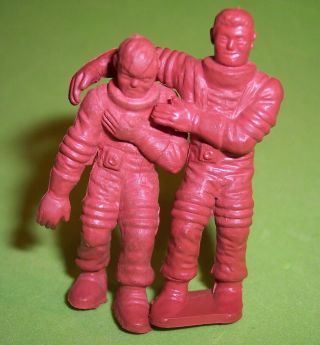 Vintage 1950s Marx Space Patrol Playset Figures (2) Near