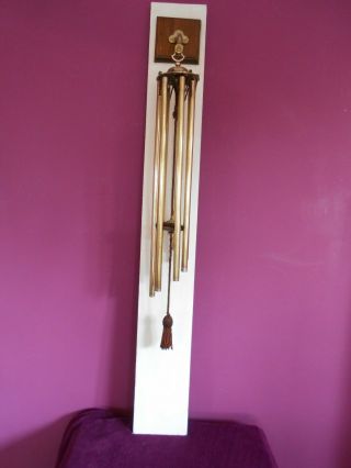 Brass Antique wall mounted ' CATHEDRAL ' VICTORIAN DINNER CHIMES 2