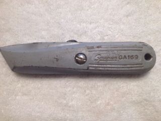Vintage Snap On Tools Utility Razor Utility Knife Cutter Ga169 Made In Usa