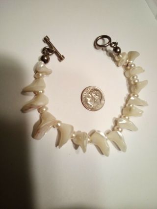 Vtg Mother Of Pearl & Pearl 