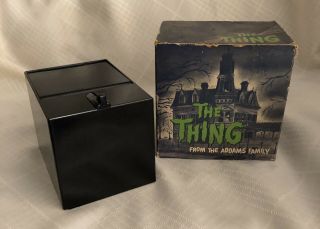 1964 Vintage Addams Family The Thing Mechanical Coin Bank W Org Box Not