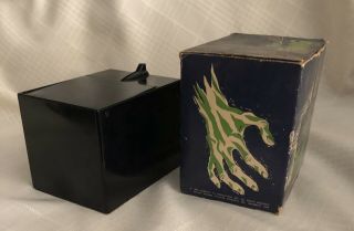 1964 VINTAGE ADDAMS Family THE THING Mechanical Coin Bank w ORG Box Not 3