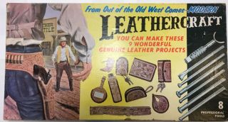 Vintage Tandy Leathercraft Style Of Old West Beginners Kit,  Tools,  Projects