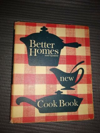 Vintage Better Homes And Garden Cookbook