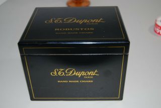 S.  T.  Dupont Paris Cigar Box For Hand Made Robustos Cigars