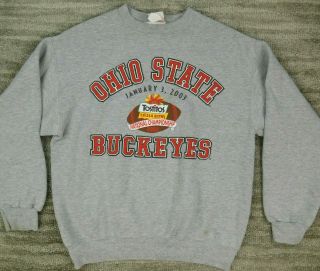 Ohio State Buckeyes Fiesta Bowl 2003 National Champions Hoodie Sweatshirt Small