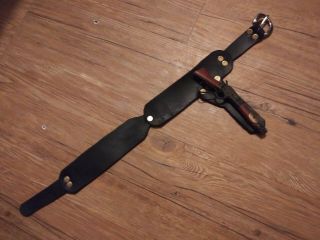Vintage Marx Mini Mares Leg Laig With Holster Wanted Dead Or Alive