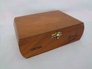 Troya Cigar Wood Box (empty) Dominican Republic Imported Casa Real Wooden Box