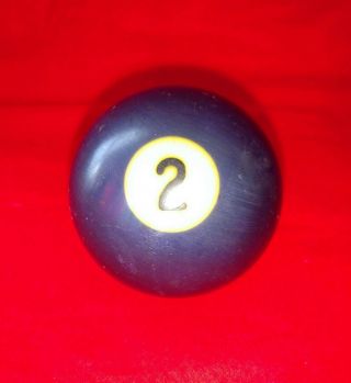 Vintage Replacement Single Billiard Pool Ball Standard 2.  25 " 2 ¼” Ball 2