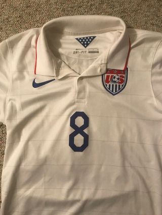 2014 Nike Authentic Team Usa Clint Dempsey 8 Soccer Football Jersey Size S