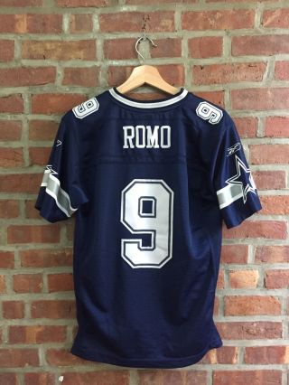 Kids Dallas Cowboys Jersey Tony Romo Size Large On Field Nfl Stitched