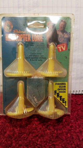 Vintage Roland Martin Helicopter Lures - 1] Package