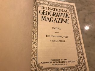 Bound National Geographic Vol 96 Jul - Dec 1949 Andorra Peiping Pittsburgh 2