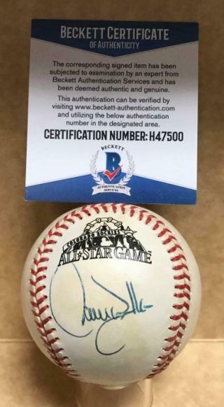 Larry Walker Colorado Rockies Signed Auto 1998 All Star Game Baseball H47500