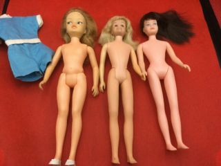 Vintage Barbie Friends / Family Pepper/ Tammie Skooter And A Clone
