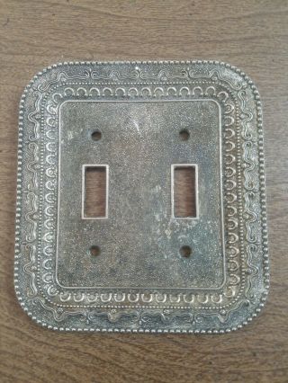 Vintage Metal Light Switch Cover Melard Mfg Decorative