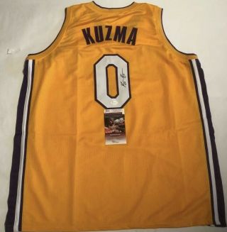 Kyle Kuzma Signed La Lakers Autographed Jersey Jsa