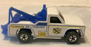 Vintage 1974 Hot Wheels Larry’s 24 Hour Tow Truck Made Hong Kong