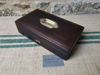 A 19th Century Leather Document Box