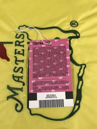 2005 Masters Augusta National Golf Club Tuesday Badge/Ticket Tiger Woods Wins 2