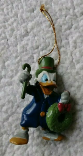 Disney Avon Vintage 1992 Donald Duck Scrooge Christmas Ornament U - 17