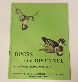 1963 Ducks At A Distance A Waterfowl Identification Guide Fish & Wildlife