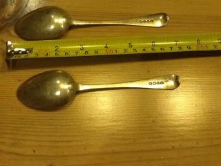 Two George 111 Solid Silver Spoons London