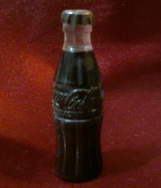 Vintage Coca Cola Mini Soda Bottle Lighter 1940 - 1950 
