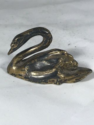 Vintage Mcclelland Barclay Figure Solid Bronze Swan Signed