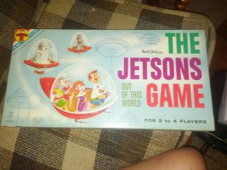 Vintage 1963 The Jetsons Out Of This World Board Game By Milton Bradley - Complete
