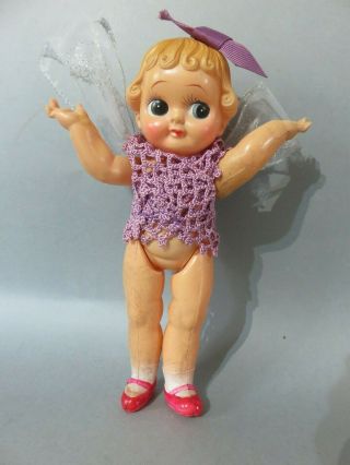 Antique Vintage Celluloid Kewpie Type Fairy Doll