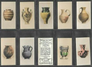 Millhoff 1927 Intruiging (old Pottery) Full 54 Card Set  Antique Pottery