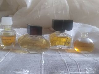 Vtg French Mini Perfume Pavlova Mystere De Rochas Guy Laroche Fidji Flora Danica