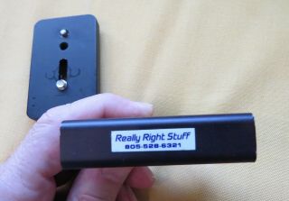 Really Right Stuff Rrs Arca Clamp And Plate - - Vintage - Very Early Model