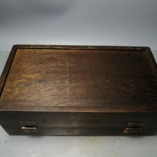 China old Beijing old goods Wood carving Old rosewood wooden treasure chest 2
