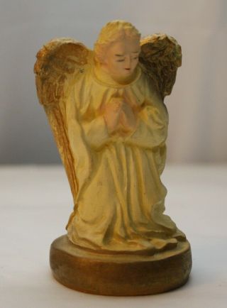 Vintage Chalkware Replacement Christmas Nativity Figure Piece Angel 3 "