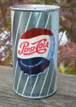 Vintage Pepsi Cola 12 Oz,  Can / Bank
