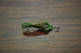Vintage Heddon Little Luny Frog Lure (open Legs)